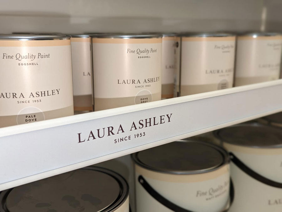 Laura Ashley Wallpaper and Paint launched at Barrett Castle Lighting in Omagh