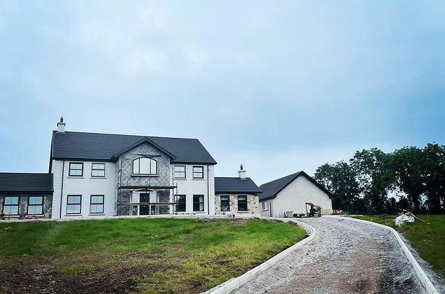 New Build 4,400 Square Foot County Tyrone Farmhouse revealed with top interior and lighting tips!