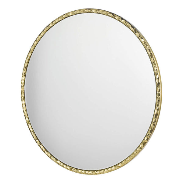 Dar Jinelle Square Mirror Textured Gold Frame 80cm 002JIN80