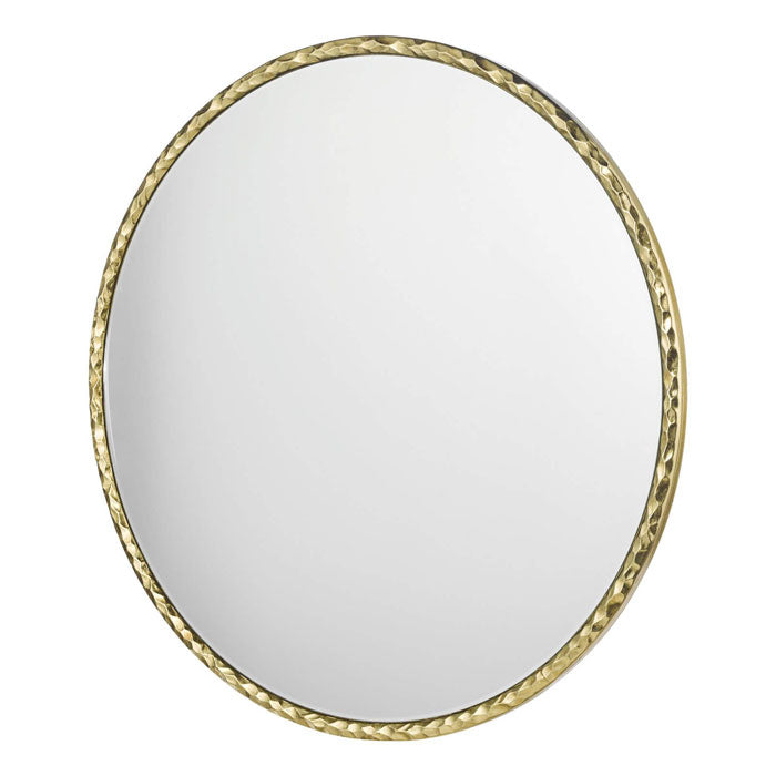 Dar Jinelle Square Mirror Textured Gold Frame 80cm 002JIN80