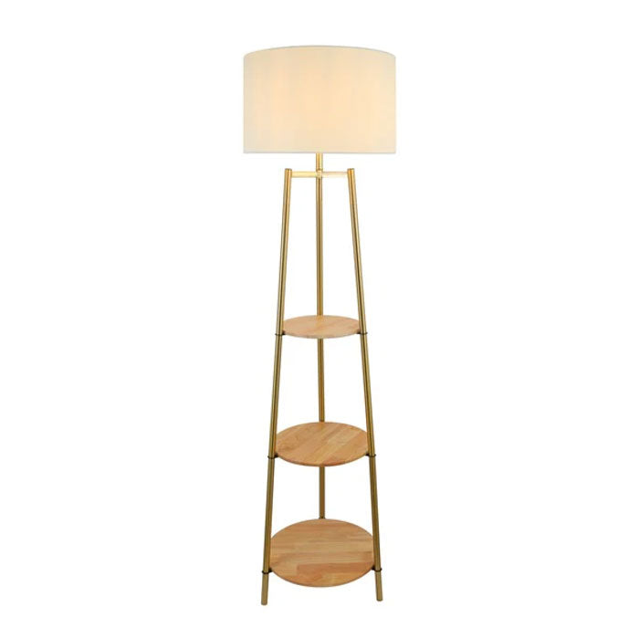 Dundalk Lighting 465 FL Gold Floor Lamp 465FL
