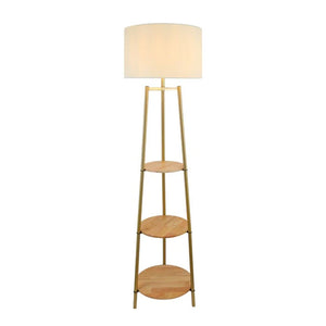 Dundalk Lighting 465 FL Gold Floor Lamp 465FL