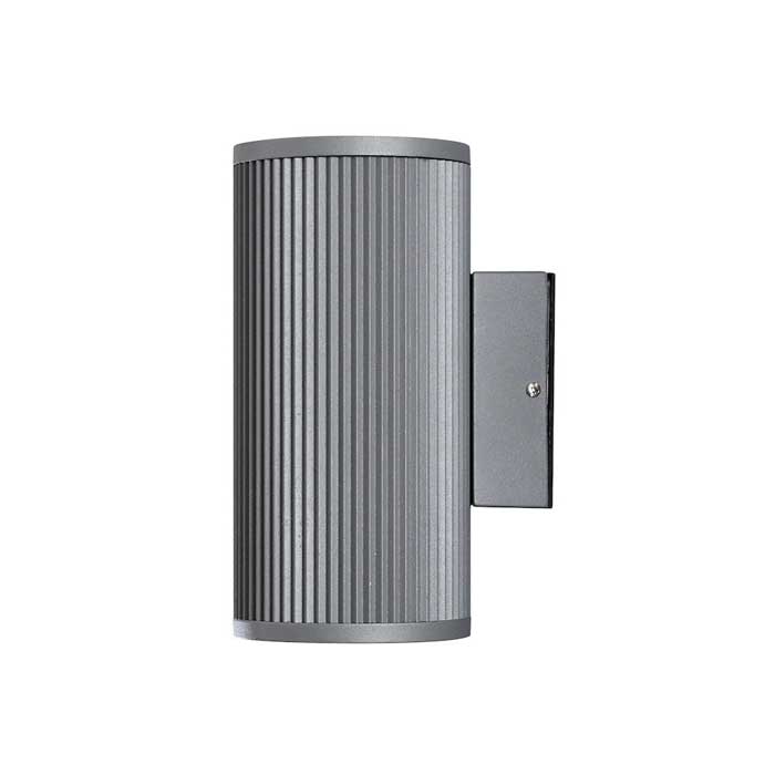 Konstsmide 7514-300 Siracusa 2 Light Up and Down Outdoor Wall Fixture GU10 in a Grey Finish