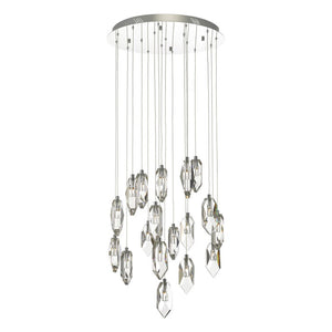 Dar Lighting Crystal 18 Light Cluster Pendant Polished Chrome & Crystal CRY1850