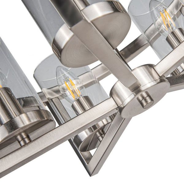 Magnalux Costello 5 Light Semi Flush Satin Chrome COS05SC