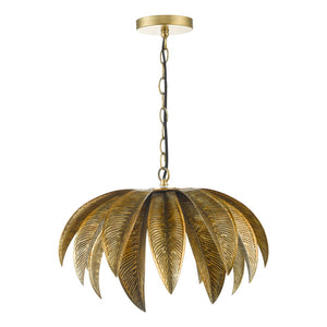 Dar Cara Pendant Antique Gold CAR0135