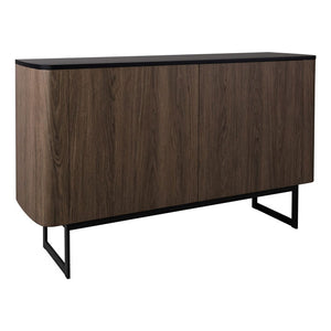 Dar Myron Cabinet Mocha Veneer and Matt Black 001MYR001
