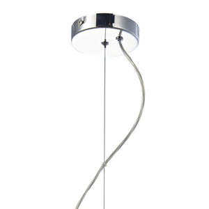 Dar Rawley 9 Light Pendant Brushed Copper and Polished Chrome RAW1364