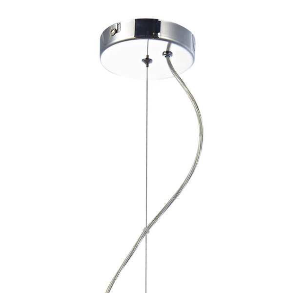 Dar Rawley 9 Light Pendant Brushed Copper and Polished Chrome RAW1364