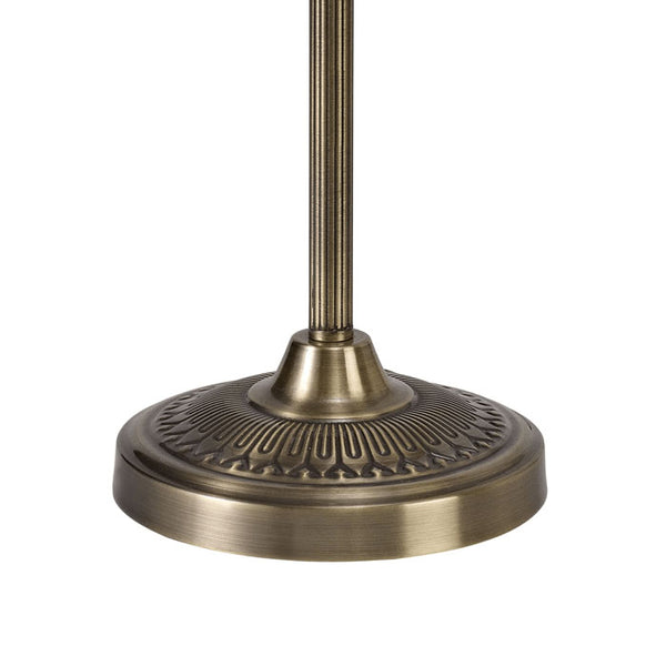 Diyas Marisa Table Lamp Antique Brass & Amber Crystal – IL31574