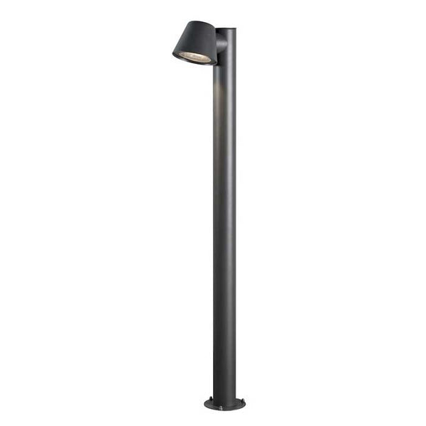 Konstsmide 7524-370 Trieste Single Light Outdoor Post Light in Anthracite Finish