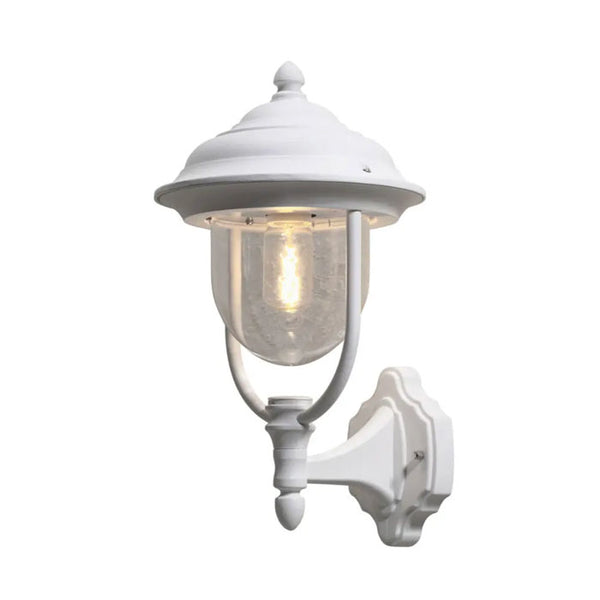 Konstsmide Parma Up Outdoor Wall Light Matt White 7223-250