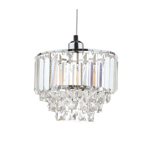 Laura Ashley Vienna Easy Fit Pendant Lampshade in Crystal & Polished Chrome LA3727732-Q