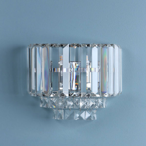 Laura Ashley Vienna Wall Light Polished Chrome Crystal LA3727746-Q