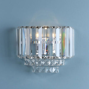 Laura Ashley Vienna Wall Light Polished Chrome Crystal LA3727746-Q