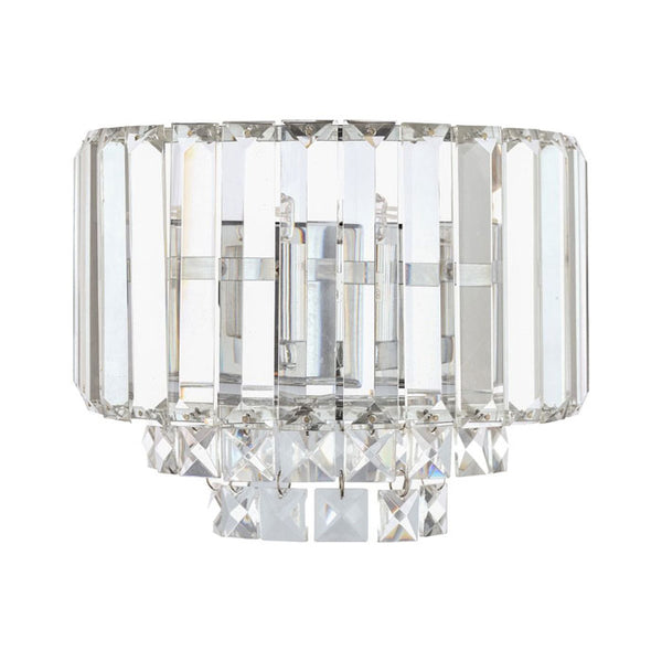 Laura Ashley Vienna Wall Light Polished Chrome Crystal LA3727746-Q