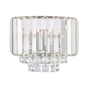Laura Ashley Vienna Wall Light Polished Chrome Crystal LA3727746-Q