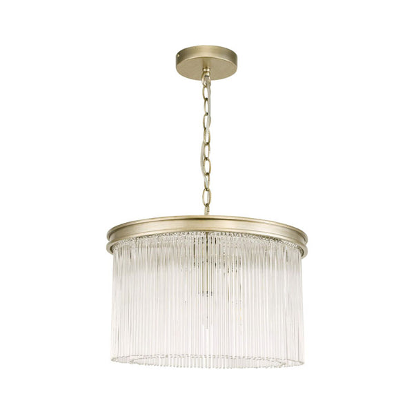 Laura Ashley Manon 3 Light Pendant Champagne Clear Glass LA3756161-Q