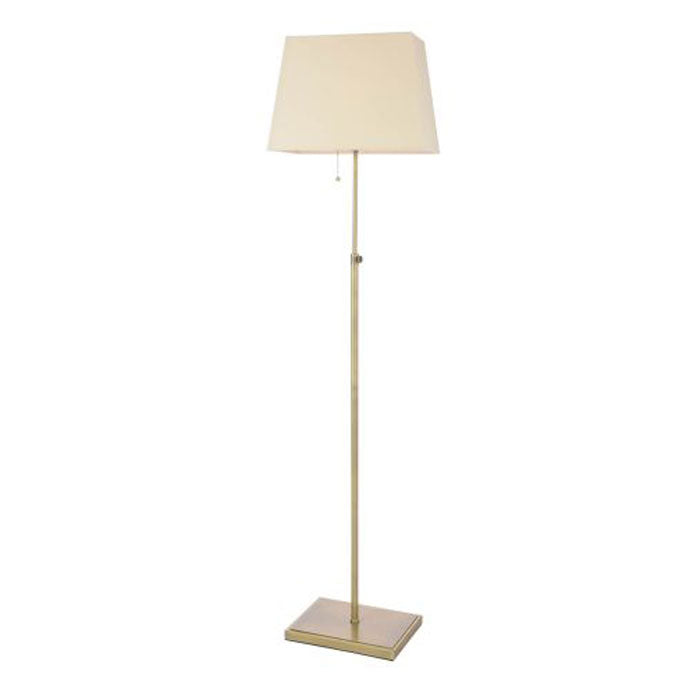Laura Ashley Bartley Floor Lamp Antique Brass with Shade LA3756684-Q