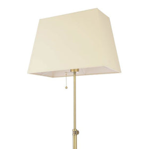 Laura Ashley Bartley Floor Lamp Antique Brass with Shade LA3756684-Q