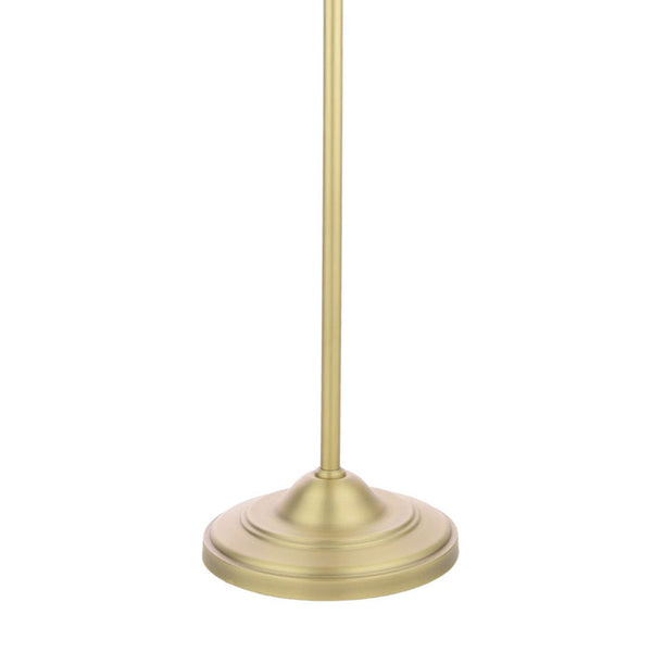 Laura Ashley Cordwell Floor Lamp Matt Antique Brass with Natural Linen Shade LA3756743-Q