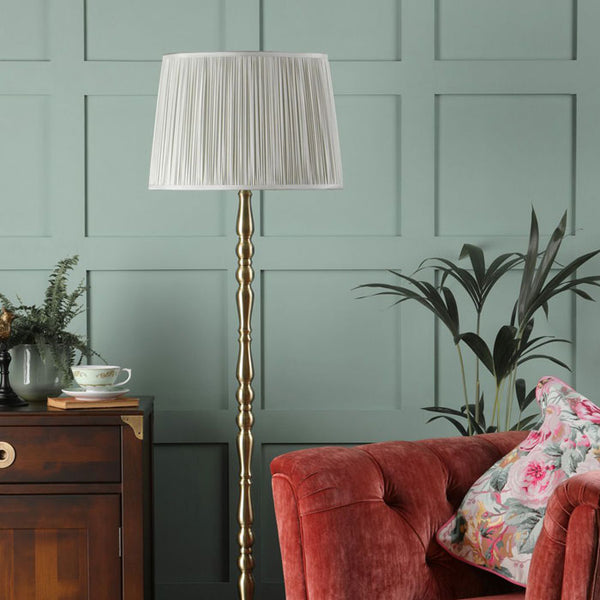 Laura Ashley Corey Floor Lamp Antique Brass Base Only LA3756199-Q