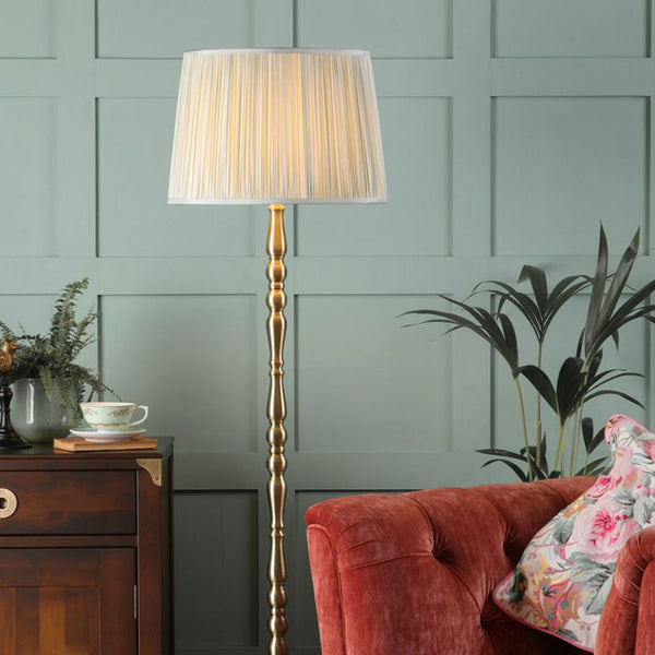 Laura Ashley Corey Floor Lamp Antique Brass Base Only LA3756199-Q