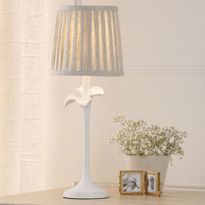 Laura Ashley Eleni Table Lamp Matt White With Shade LA3756510-Q