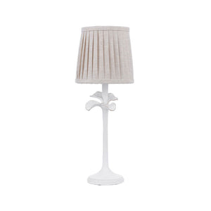 Laura Ashley Eleni Table Lamp Matt White With Shade LA3756510-Q