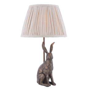 Laura Ashley Hare Table Lamp Antique Bronze with Shade LA3756663-Q