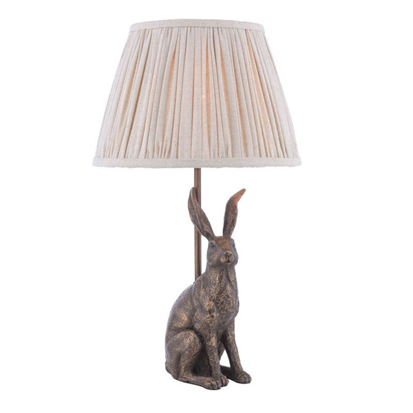 Laura Ashley Hare Table Lamp Antique Bronze with Shade LA3756663-Q