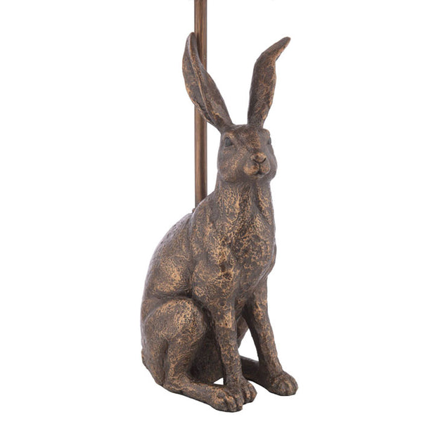 Laura Ashley Hare Table Lamp Antique Bronze with Shade LA3756663-Q