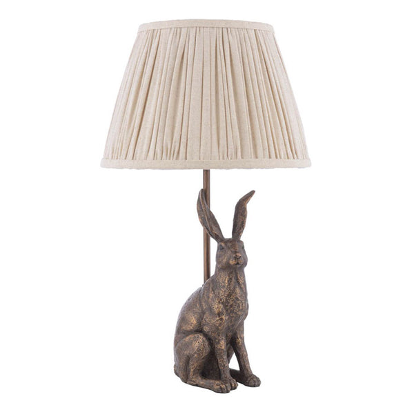Laura Ashley Hare Table Lamp Antique Bronze with Shade LA3756663-Q