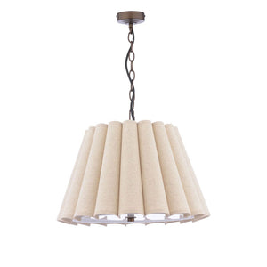Laura Ashley Holwell 2 Light Pendant Antique Bronze with Shades LA3756643-Q