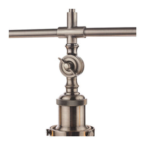 Laura Ashley Isaac 3 Light Bar Pendant Satin Nickel Glass LA3650343-Q