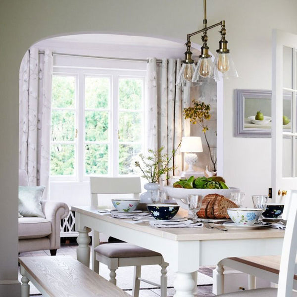 Laura Ashley Isaac 3 Light Bar Pendant in Antique Brass LA3688629-Q