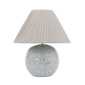 Laura Ashley Montford Table Lamp Blue Ceramic With Shade LA3756619-Q