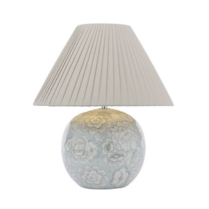 Laura Ashley Montford Table Lamp Blue Ceramic With Shade LA3756619-Q