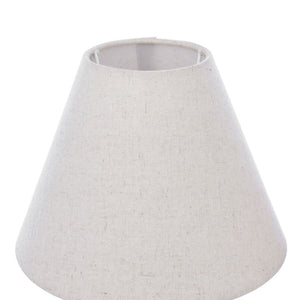 Laura Ashley Pussywillow Table Lamp Cream Ceramic and Polished Chrome With Shade (Twin Pack) LA3756565-Q