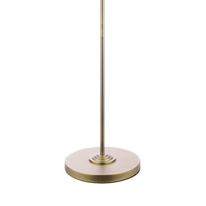 Laura Ashley Sorrento 3 Light Floor Lamp Matt Antique Brass with Natural Shade – LA3756755-Q