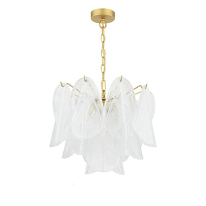 Laura Ashley Stannington 4 Light Pendant Matt Antique Brass and White Glass LA3756708-Q
