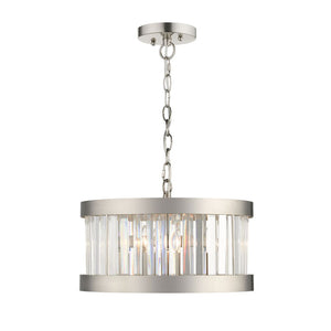Magnalux Pandora 3 Light Crystal Pendant in Satin Chrome PAN03SC