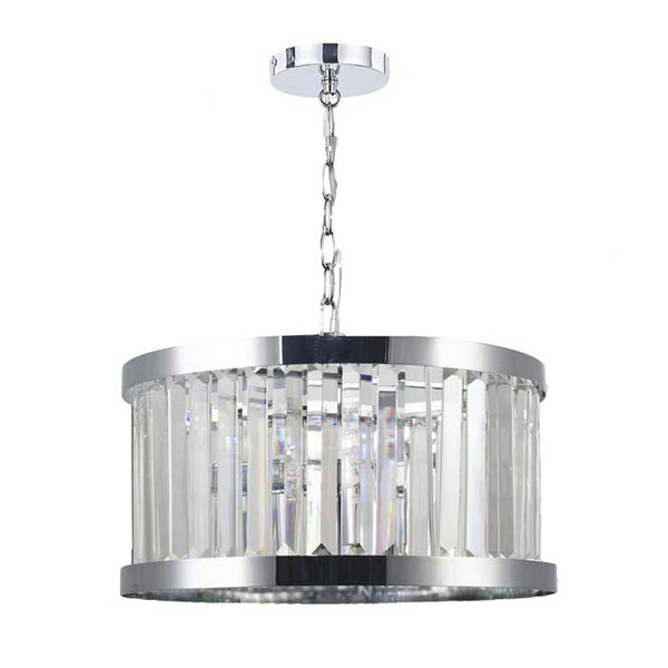 Magnalux Pandora 3 Light Crystal Pendant in Polished Chrome PAN03CH