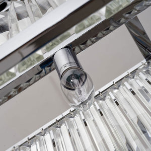 Magnalux Pandora 5-Light Long Crystal Bar Pendant in Polished Chrome PAN05CHB