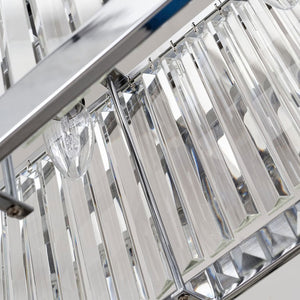 Magnalux Pandora 5-Light Long Crystal Bar Pendant in Polished Chrome PAN05CHB