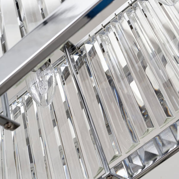 Magnalux Pandora 5-Light Long Crystal Bar Pendant in Polished Chrome PAN05CHB