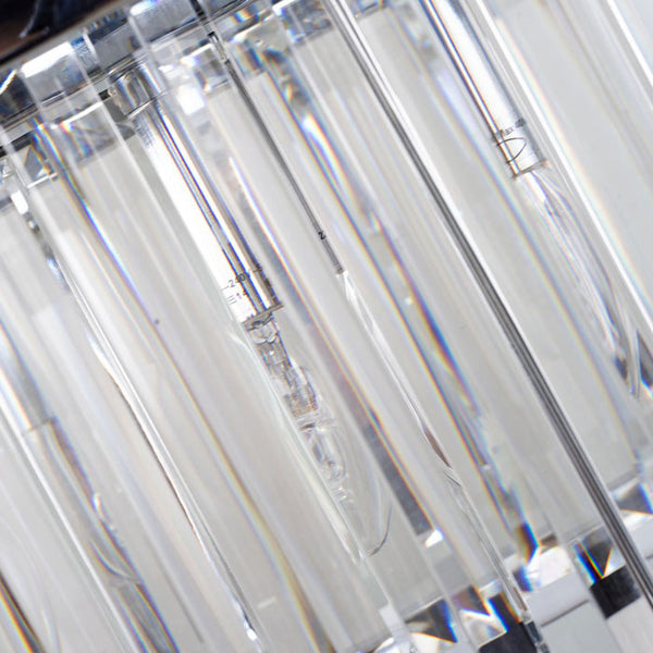 Magnalux Pandora 5-Light Long Crystal Bar Pendant in Polished Chrome PAN05CHB