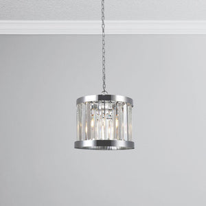 Magnalux Pandora Single Crystal Pendant Light in Polished Chrome PAN01CH