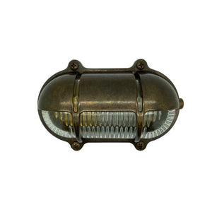 Navigator Decorative Eyelid Bulkhead in Antique Brass 09007