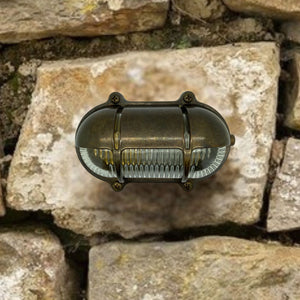 Navigator Decorative Eyelid Bulkhead in Antique Brass 09007